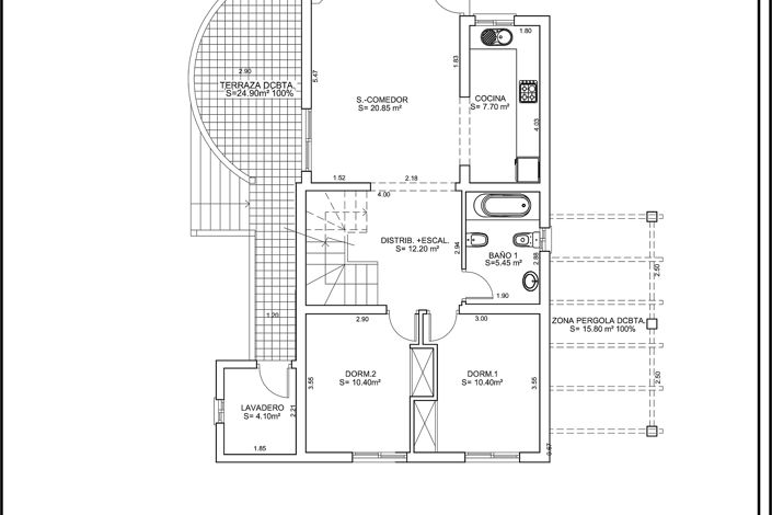 Image No.11-Villa de 3 chambres à vendre à San Miguel de Salinas
