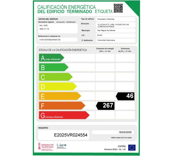 Image No.15-Villa de 3 chambres à vendre à San Miguel de Salinas