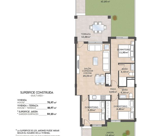 Image No.37-2 Bed Apartment for sale