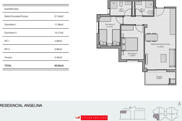 Image No.11-2 Bed Apartment for sale