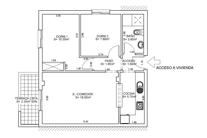 Image No.6-Appartement de 2 chambres à vendre à San Miguel de Salinas