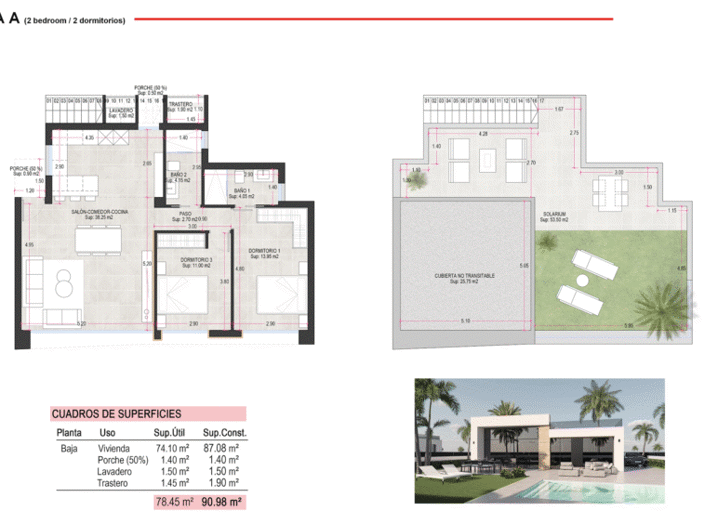 Image No.4-2 Bed Villa for sale