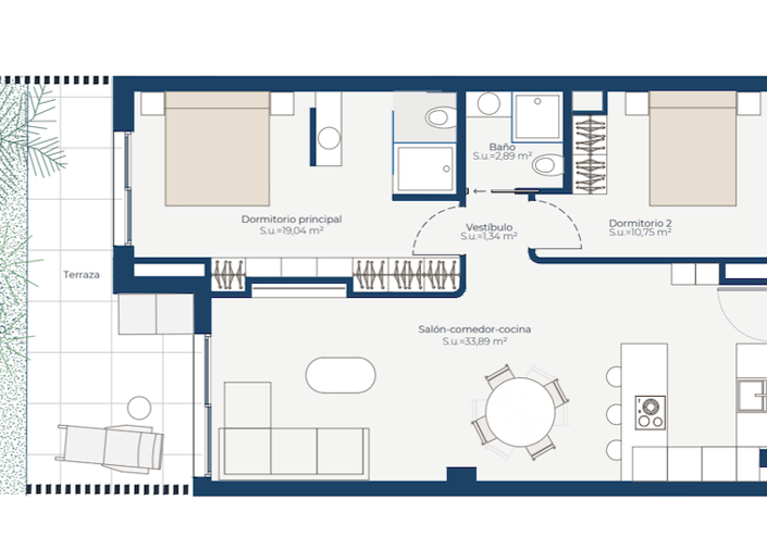 Image No.7-2 Bed Apartment for sale