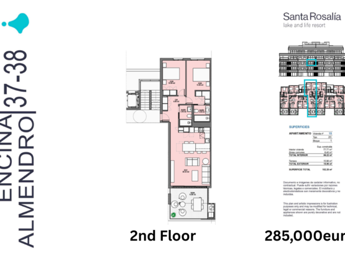 Image No.4-2 Bed Apartment for sale