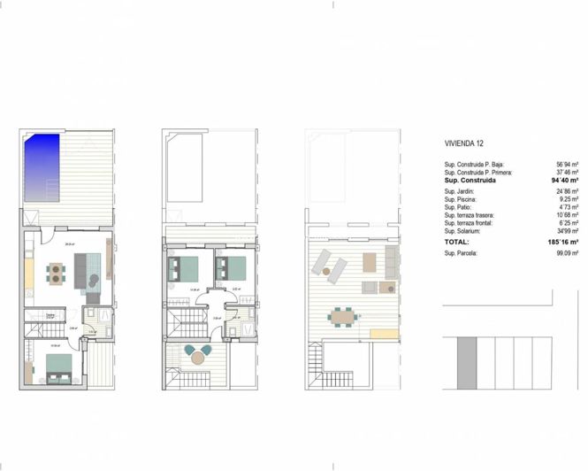 Image No.16-3 Bed Townhouse for sale