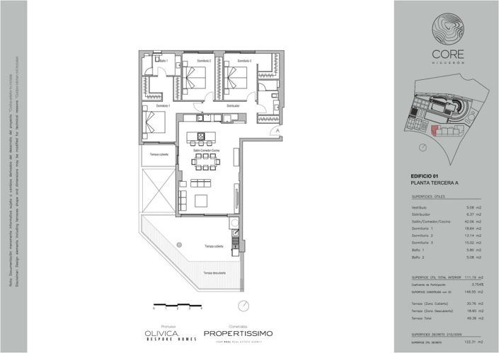 Image No.7-3 Bed Apartment for sale