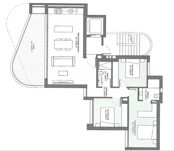 Image No.14-3 Bed Apartment for sale