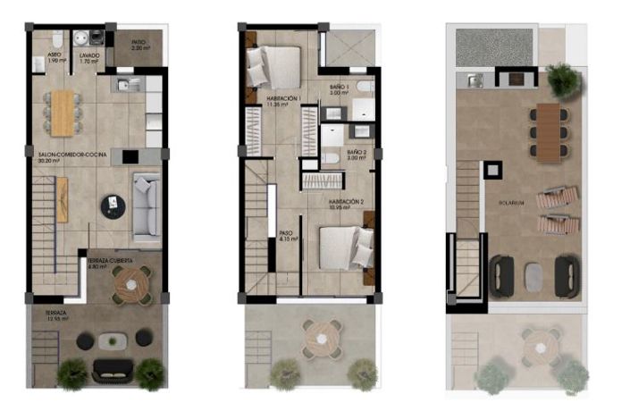 Image No.16-3 Bed Townhouse for sale