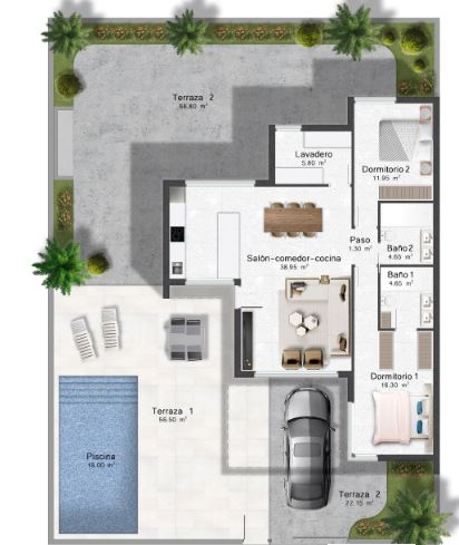 Image No.14-2 Bed Villa for sale