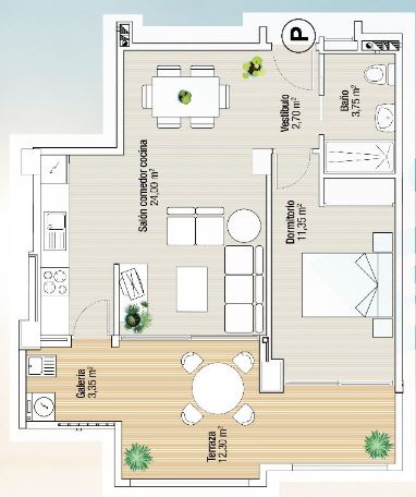 Image No.16-Propriété de 1 chambre à vendre à La Manga del Mar Menor