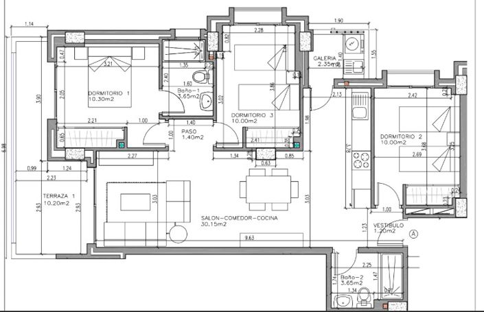 Image No.20-3 Bed Apartment for sale