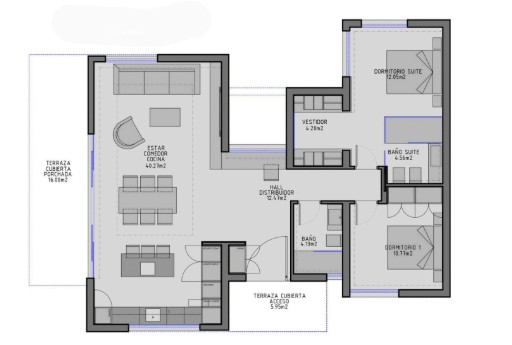 Image No.10-Jumelé de 2 chambres à vendre à Alicante City