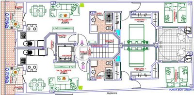 Floor plan atico A + BFloor plan atico A + BFloor plan atico A + B