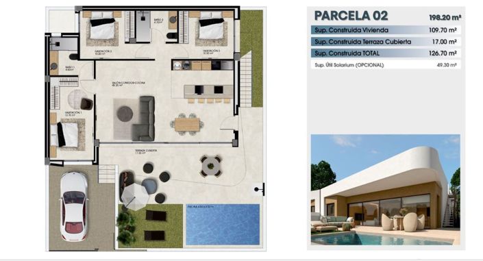 Image No.14-Villa de 3 chambres à vendre à Rojales