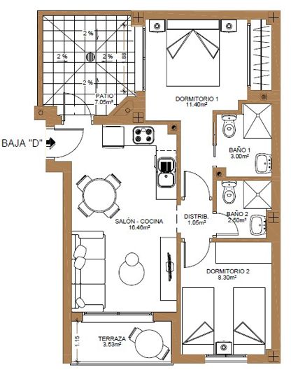 Image No.17-2 Bed Property for sale