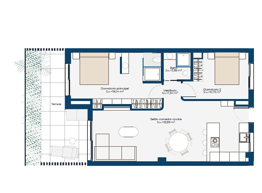 Image No.8-Propriété de 2 chambres à vendre à Condado de Alhama