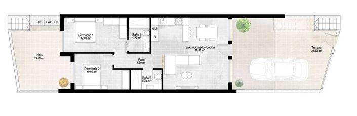 Image No.12-2 Bed Property for sale