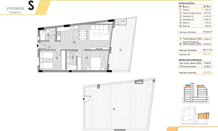 Image No.11-Propriété de 2 chambres à vendre à Torrevieja