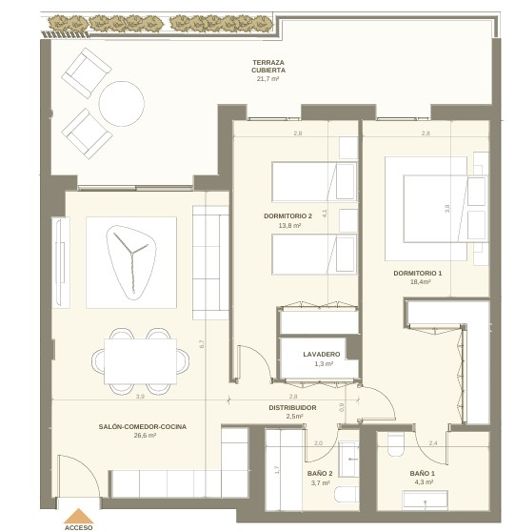 Image No.28-2 Bed Apartment for sale
