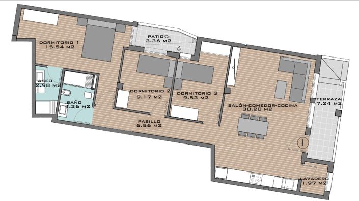 Image No.21-Propriété de 3 chambres à vendre à Alicante City