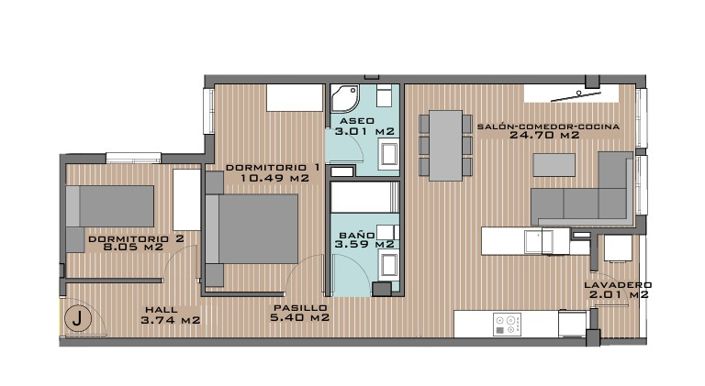Image No.22-2 Bed Apartment for sale