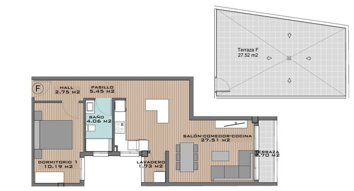 Image No.23-1 Bed Property for sale