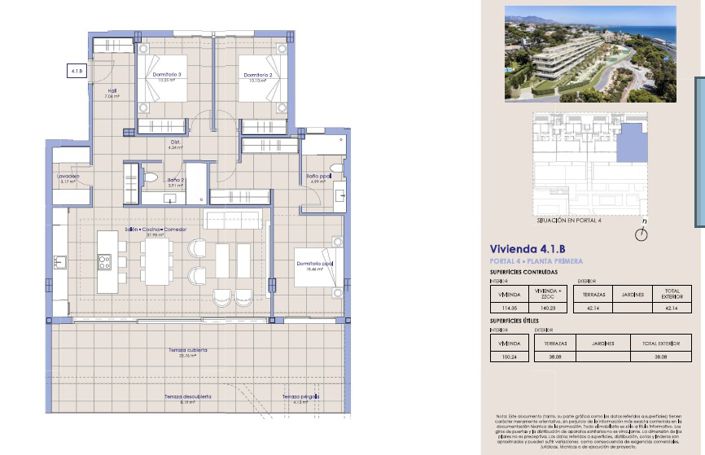 Image No.16-3 Bed Apartment for sale