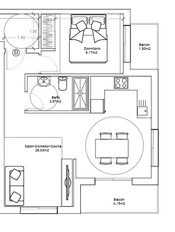 Image No.13-1 Bed Property for sale