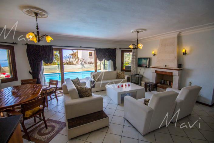 Image No.2-Villa / Détaché de 3 chambres à vendre à Kalkan