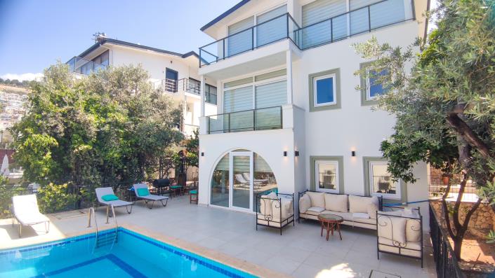 Image No.18-Villa / Détaché de 4 chambres à vendre à Kalkan