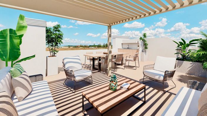 Image No.2-Penthouse de 3 chambres à vendre à Los Alcázares