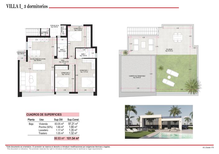 Image No.6-3 Bed Villa for sale
