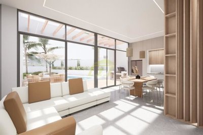 Stylish new build villa with private pool and sea views in Tias