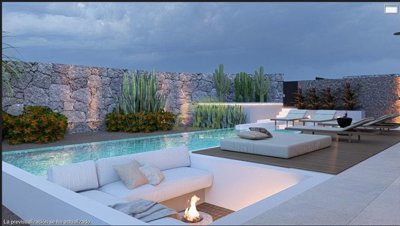 Off plan stunning contemporary luxury villa built in the prestigious resort of Puerto Calero