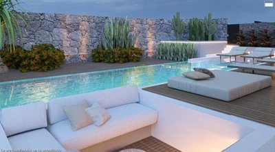Off plan stunning contemporary luxury villa built in the prestigious resort of Puerto Calero