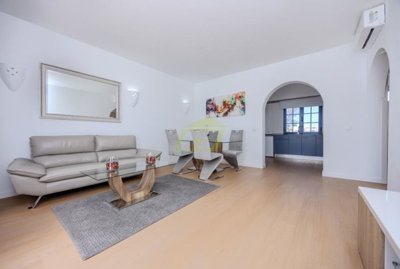 Front line bungalow with communal pool at Coral Beach in Playa Blanca