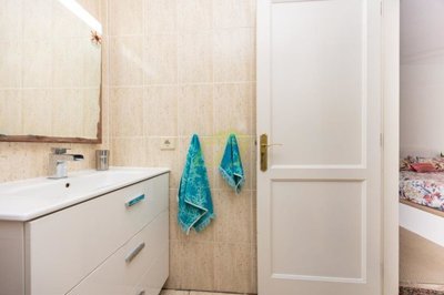 Semi-detached property with private garage