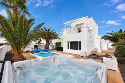 Elegant Two-Storey Villa with Master Suite Terrace and Private Heated Pool in Puerto Calero