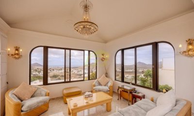 Stunning hillside detached villa with panoramic mountain & sea views in Nazaret