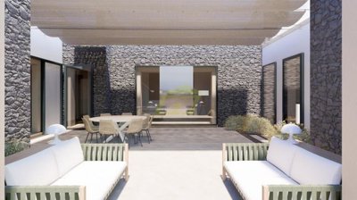 Partially completed luxury villa project with panoramic views