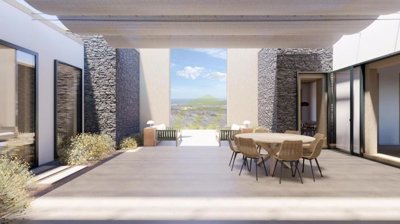 Partially completed luxury villa project with panoramic views