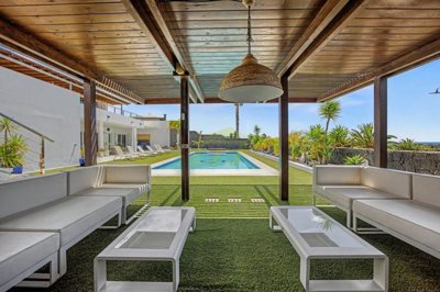 Luxury Villa in Puerto Calero with Panoramic Sea Views & Heated Pool