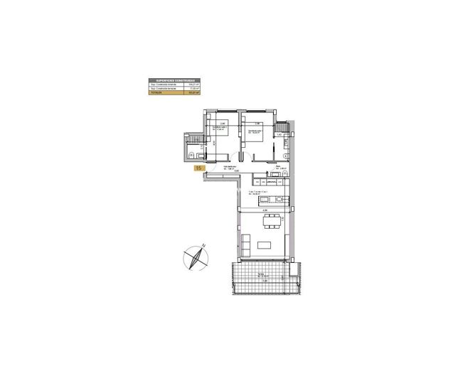 Image No.22-Appartement de 2 chambres à vendre à Las Colinas Golf