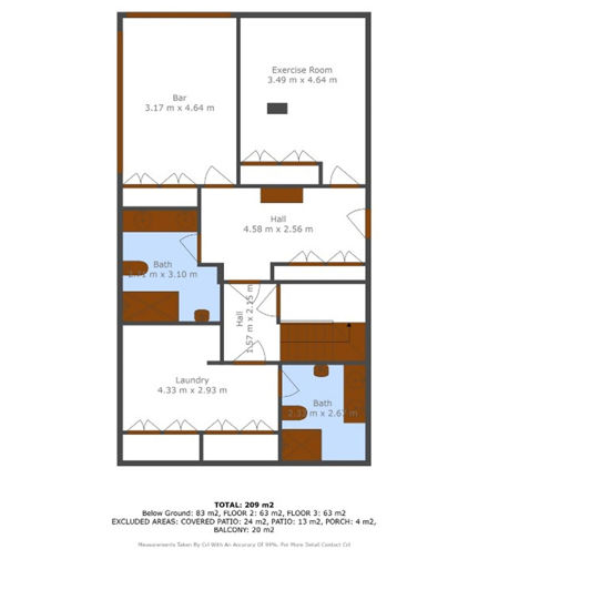 Image No.50-6 Bed Townhouse for sale