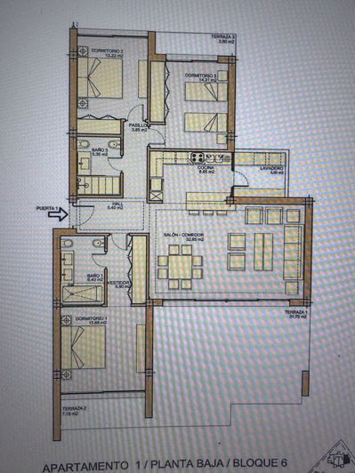 Image No.36-3 Bed Apartment for sale