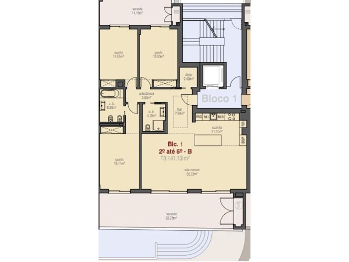 Image No.37-3 Bed Apartment for sale