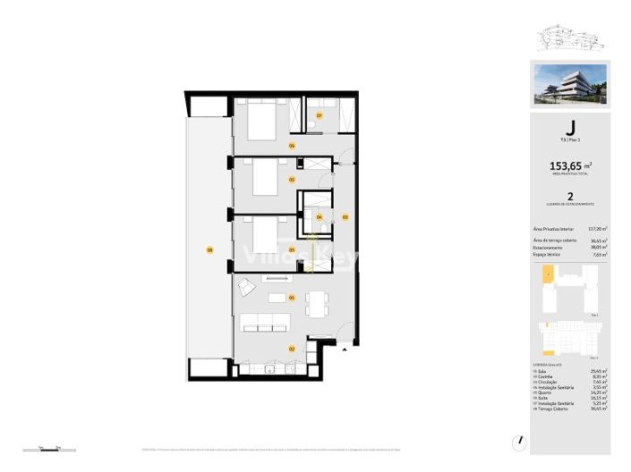 Image No.18-3 Bed Apartment for sale