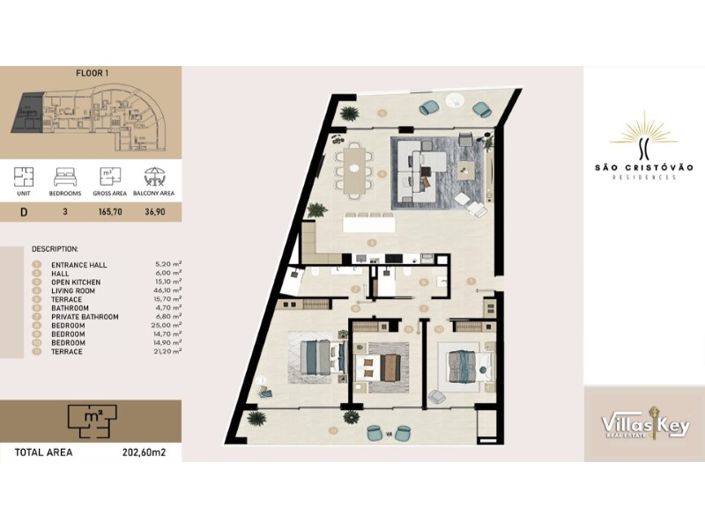 Image No.29-3 Bed Apartment for sale