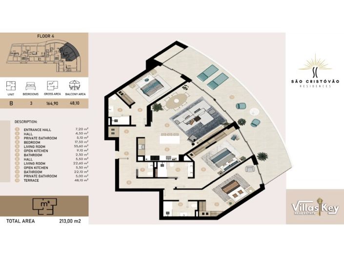 Image No.26-3 Bed Apartment for sale