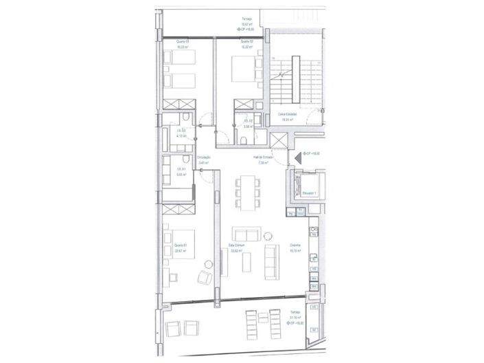 Image No.41-3 Bed Apartment for sale